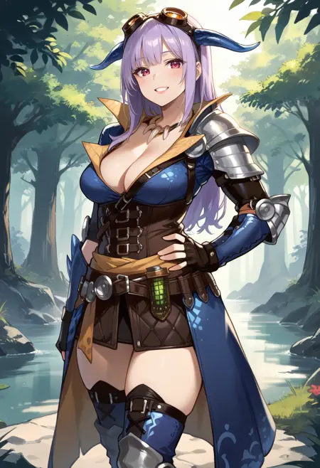 Monster Hunter - Tzitzi-Ya-Ku Armor (ツィツィ装備) ponyXL