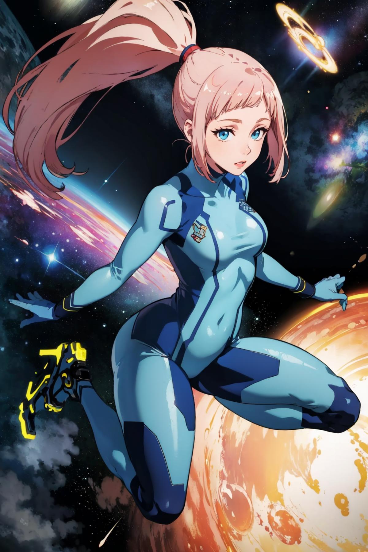 Zero Suit (Metroid) Outfit LoRA image by novowels