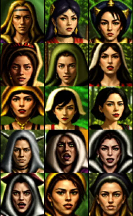 Heroes of Might & Magic 3 Portrait Style (SD 1.5, LoRA)