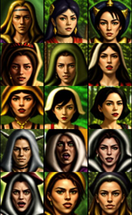 Heroes of Might & Magic 3 Portrait Style (SD 1.5, LoRA) 1.0
