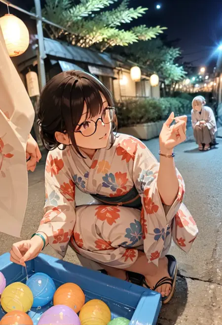 ヨーヨー釣り fishing yo-yo balloon SDXL