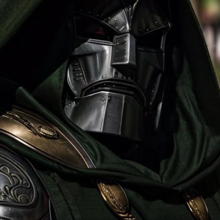 mask hood cape belt armor cloak gauntlets