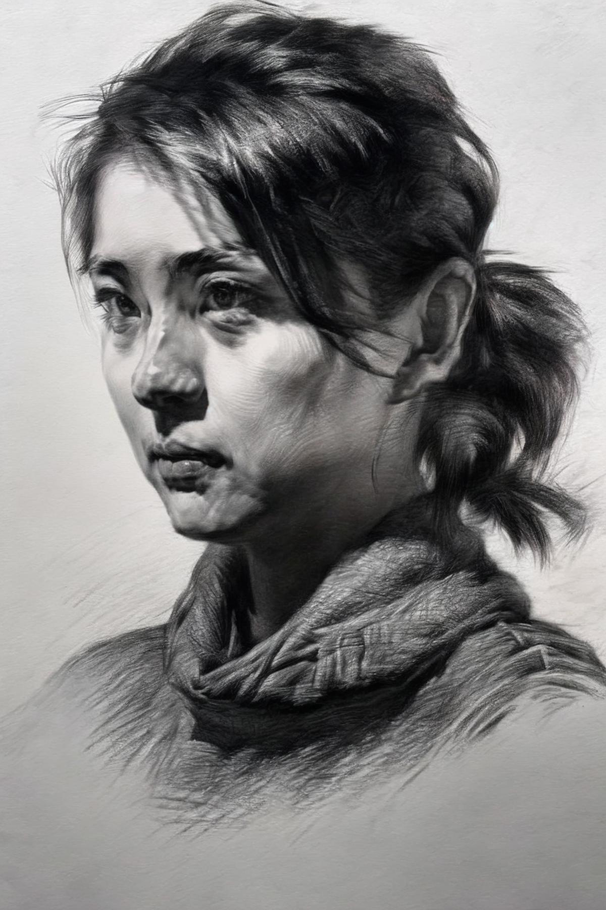 The Tears of Artists: Joint Exam Sketch Portrait | Style LoRA image by CocaColaRightNow