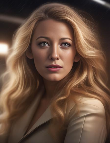 BlakeLively,<lora:BlakeLivelySDXL:1>,portrait,female,dramatic lighting::2&4k-digital painting of a beautiful blonde woman in her 30s with brown eyes and long wavy hair sitting on top atstation concept art smooth illustration highlights from the windows ::8K octane render. Trending cgsociety by James Gurney + Artgerm; wayne reynolds comic book style hyperrealism alphonse much detail character portrait photo shoot nikon dassen Kopermann & Dune sci fi dramatic cinematic lightning cute adorable moody sunset light professional boke details painterly 3/5 shot