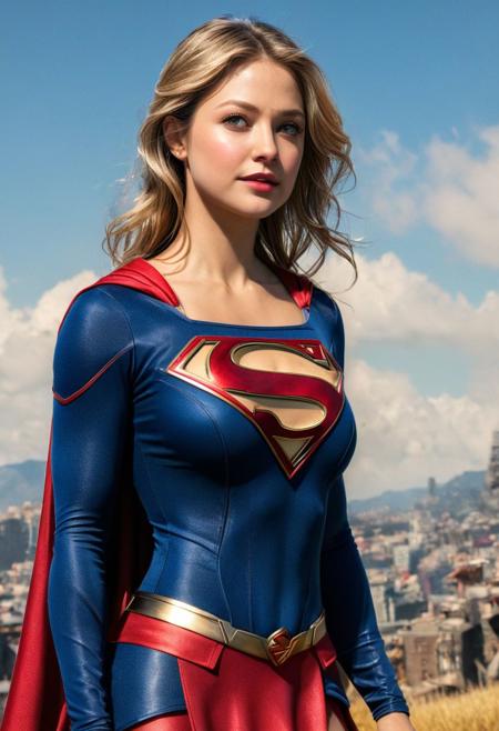 Melissa Benoist, breathtaking Supergirl by Luis Royo,, 4k, 8k, best quality, masterpiece, ultra highres, extremely detailed, absurdres, HDR, . award-winning, professional, highly detailed