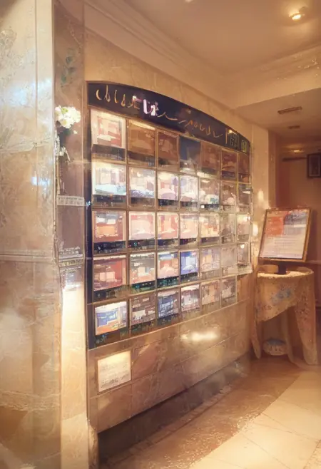 ラブホテルのエントランス Entrance of lovehotel PONY