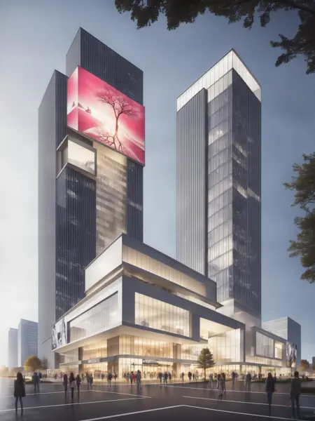 CWG_mall_V1 现代风格商业综合体