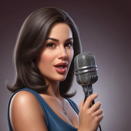 Hyperrealistic art of <lora:Perfect Hands:1.5>
a cartoon picture of a woman with a microphone Perfect Hands, Extremely high-resolution details, photographic, realism pushed to extreme, fine texture, incredibly lifelike