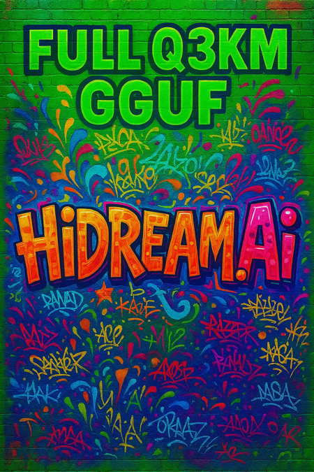 HiDream I1 FULL [GGUF+FP8+F16] with ComfyUI workflow Q3KM