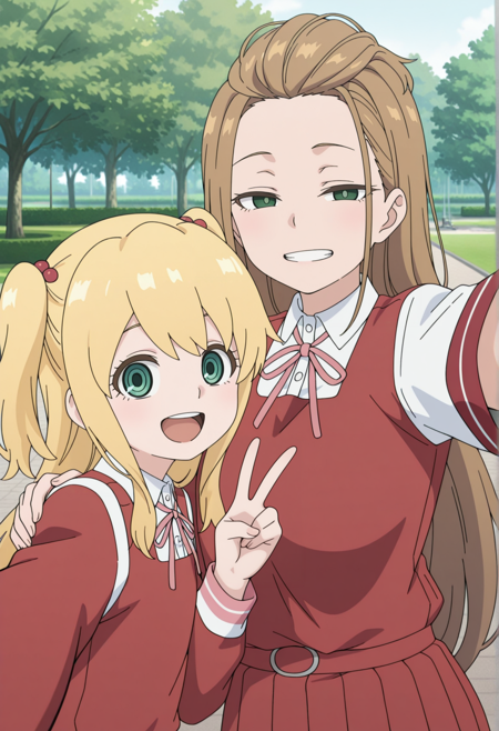 Nodoka + Erika (Kaii to Otome to Kamikakushi) V1