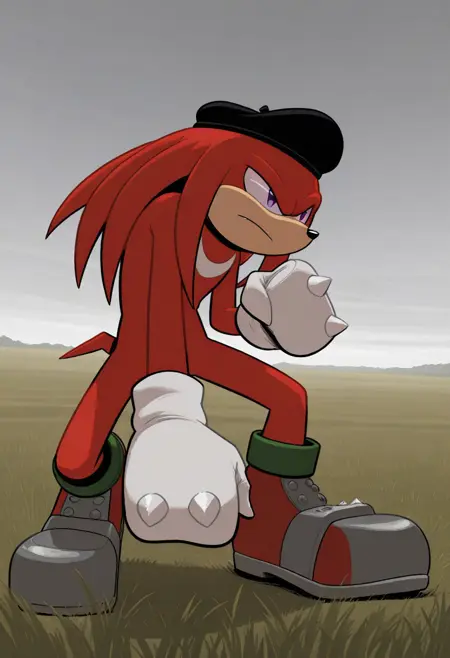 Anti-Knuckles - Sonic Archie Comics