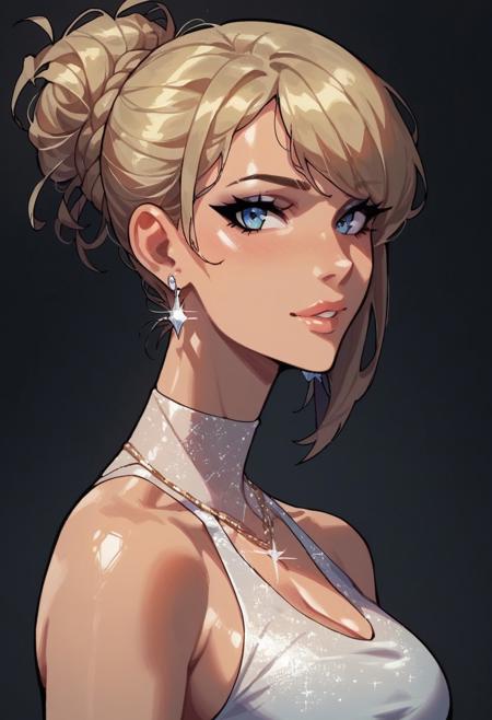 score_9, score_8_up, score_7_up, score_6_up, score_5_up, score_4_up,  source_anime, masterpiece, perfect face, perfect eyes, 4ng3l face, 1girl, sexy girl, pouty lips, (random hair), (random hairstyle), looking at viewer, solo, sexy, glamor, standing, sexy pose, flirty, seductive, skindentation, horny, aroused, (random clothing), (cowboy shot),
