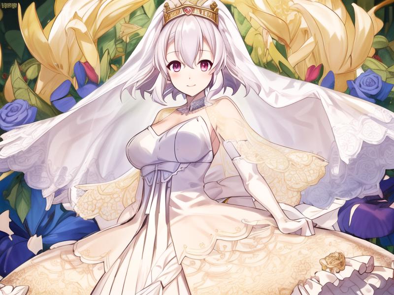 [Wedding]Château de Chantilly 「花嫁衣装」シャンティイ城  (oshiro_project_re,御城プロジェクト:Re) image by mara_123