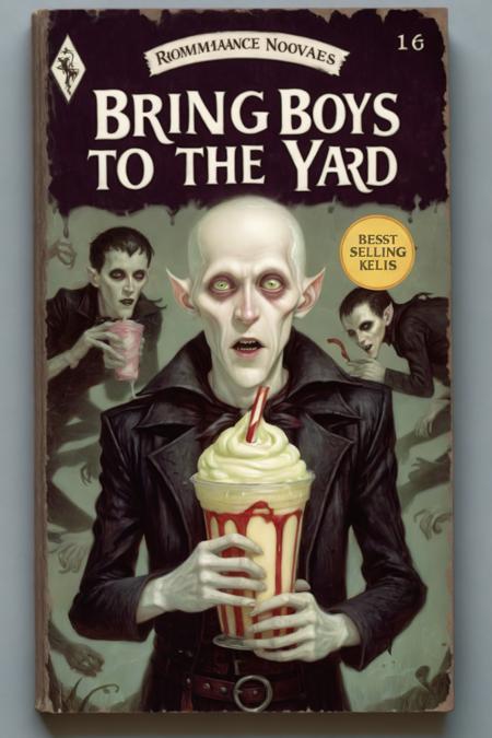 book_cover_of_a_dark_gothic_fantasy_art_romance_novel_called___bring_boys_to_the_yard___featuring_nosferatu_with_a_milkshake_4085937847.png