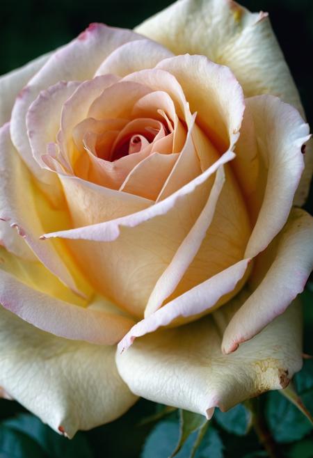 photograph, 
 , portrait, close up of a Natural Rose, looking away, L USM, Velvia, illustrious quality, fantastic aesthetic, polished, romantic, confident, gorgeous, unique, intricate artistic color