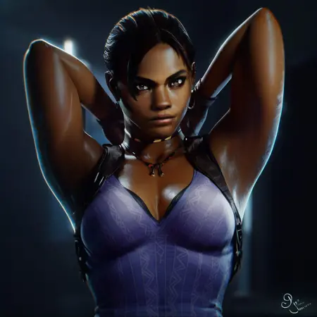 Sheva Alomar (Resident evil 5) Pony XL