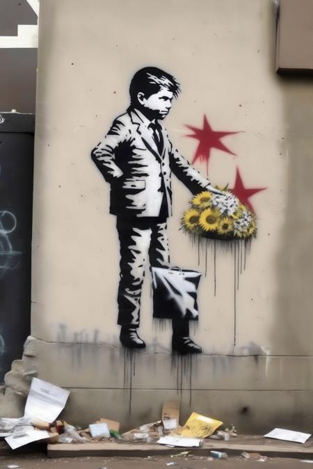 <lora:Banksy Style:1>Banksy Style - Permanent Crisis. Argentina went from one of the wealthiest countries to one of the most troubled economies in the world, living in near permanent crisis. Inspired