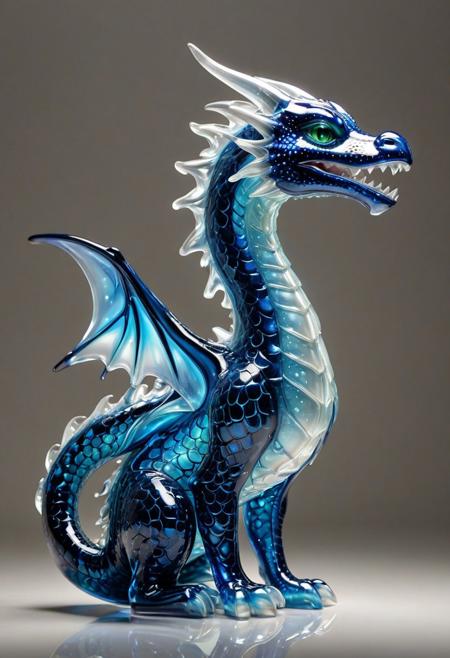 CuteUP,dragon made out of glass, murano_glass_style, dragons, ((blue dragon scales, made of glass glow, made of murano_glass,)),electricity, glow, glitch style dragon , malachite_style,perfect body, anthro, sfw, starry_morph, tail, tail tuft, fangs, anthro, cute face, detailxl, score_9, score_8_up, score_7_up, score_6_up, score_5_up,side view, detailed eyes, detailed face, detailed hands, standing full body view, diamonds, masterpiece, best quality, newest, absurdres, highres, 2024, 2023,perfect face,perfect eyes, solo,detailed, (source anime:1.3), close up, flower dragon, (tulip metal dragon:1.2),dynamic pose, creative background, countless ,cozy atmosphere, creative light overlay, 4k, masterpiece, (masterpiece), best quality, sar, (4K), (cinematic lighting), highly detailed, 8K, UHD, ultra detailed, immersive picture, vivid colors, volumetric light, cinematic light, extremely detailed CG, A dense forest of diamond trees, their branches covered in shimmering diamond leaves, glowing under a starlit sky, with glowing diamond flowers at the base, murano_glass_style