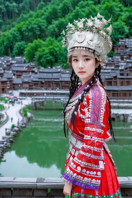 苗族服装XL | Hmong costume XL 经典红色/Red_512