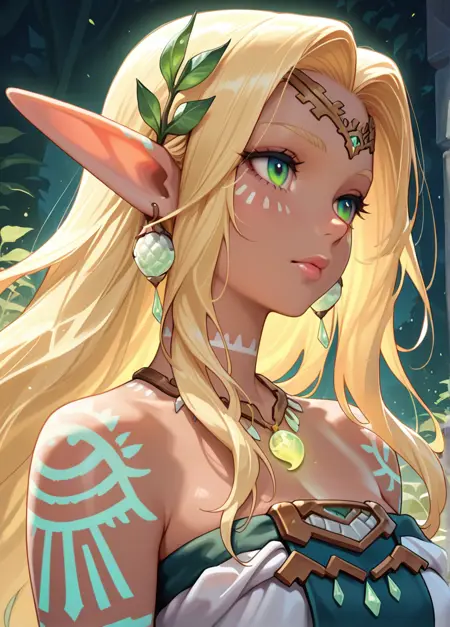 Queen Sonia - Legend of Zelda TOTK Illustrious