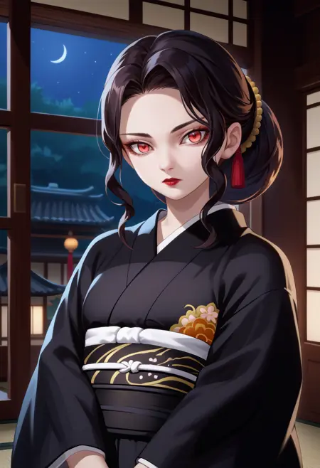 [PonyV6 XL] Muzan Kibutsuji (Female) | Demon Slayer