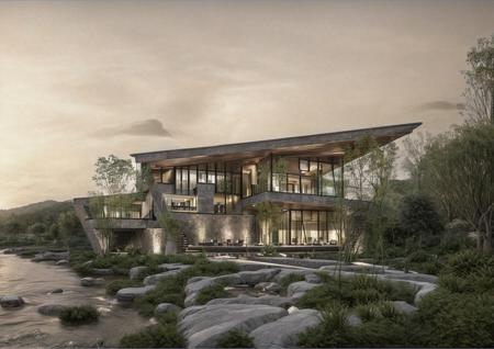 UIA architectural lora|Rural architecture photography v1.0