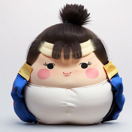 <lora:Squishymallows:0.87>, squishymallows,  (sumo wrestler face),  (white background)