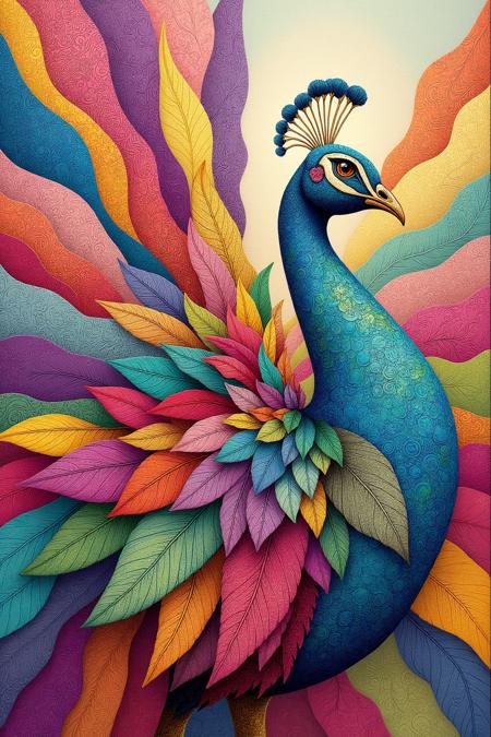 DL_Colorful Patchwork Style_Animal Image Creation v1.0