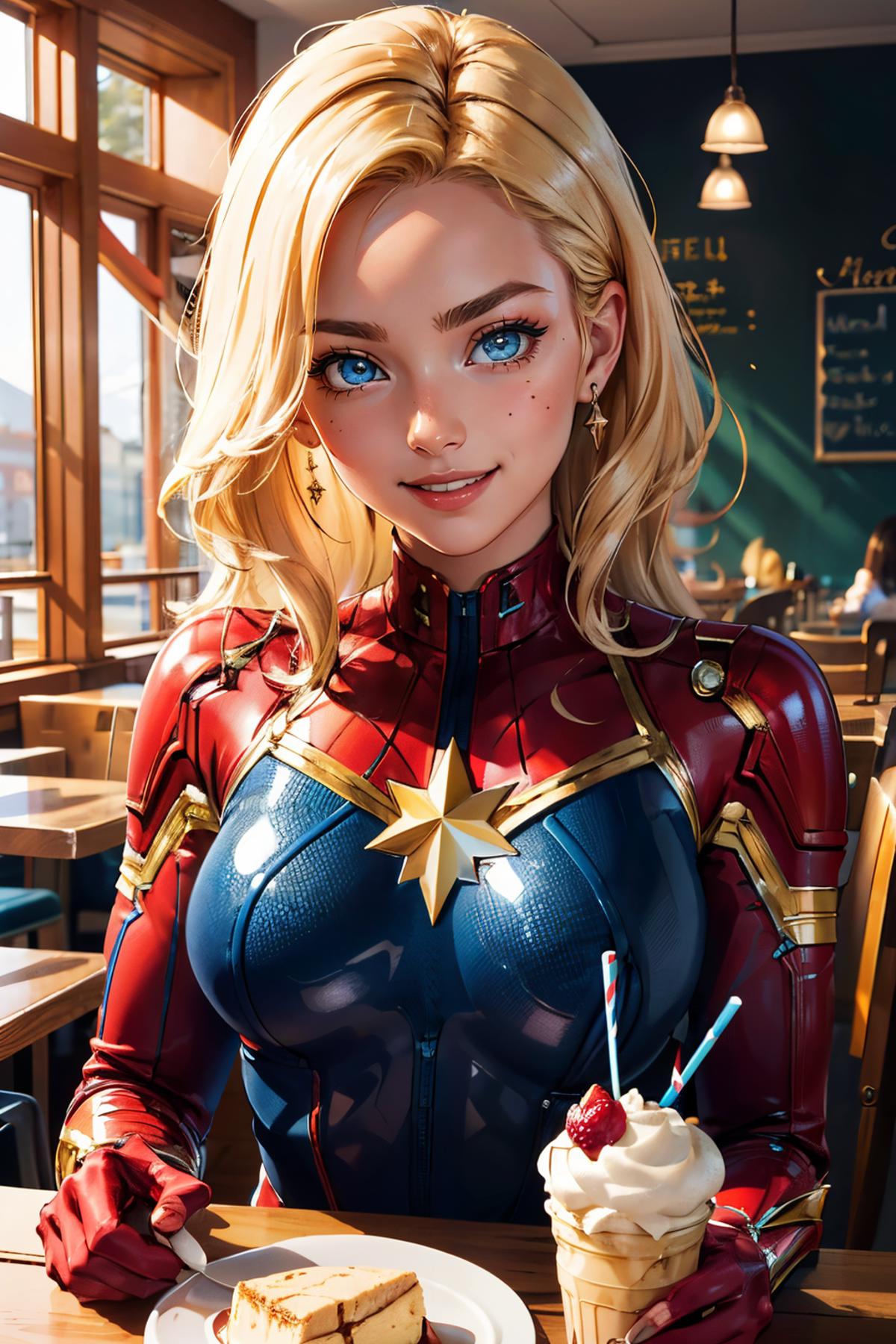 Captain Marvel (Marvel Comics) LoRA image by wikkitikki