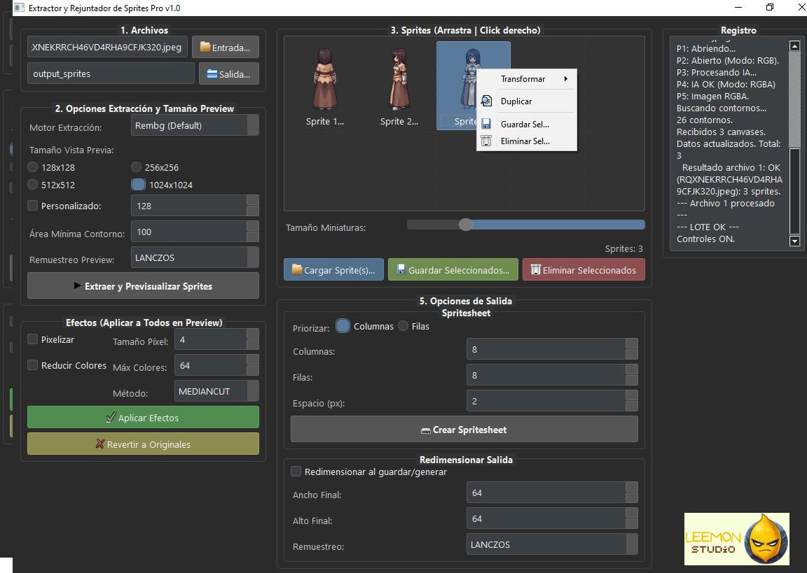 Spritesheet toolbox V1.0