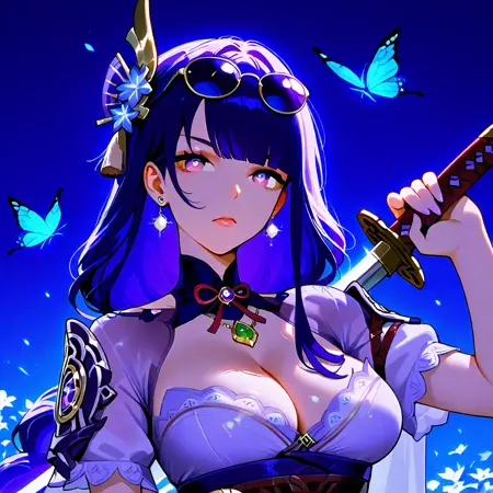 The Dark Blue Enchantress.