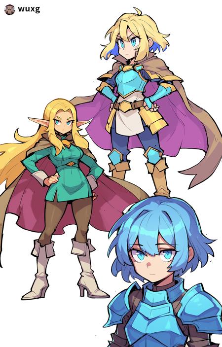 角色粗线稿立绘 v1.0