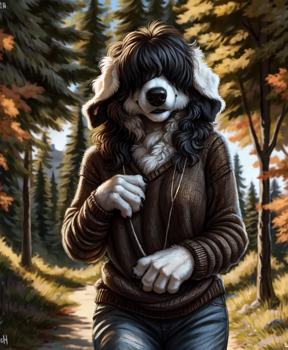 Old English Sheep Dog (Anthro) image by AtomicSun2049