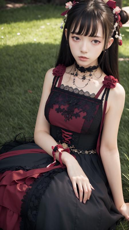 sg \(manaka nemu\) black dress