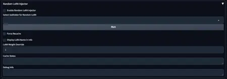 Random LoRA Injector Ext & Randomize Aspect Ratio Script for SD WebUI