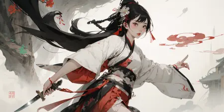 Tangbohu XIA 侠，古风武侠劳拉