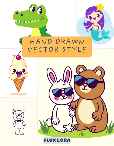 Hand Drawn Vector Style (PsiClone's ArtForge MasterKit) v1.0