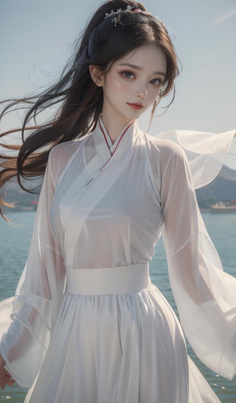 一件简单的白色汉服 a simple white hanfu image by YuriTanaka