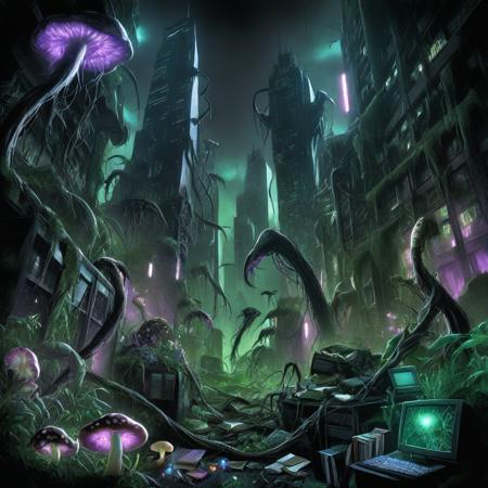 🌿🏙️ Flora corrupted city 🧪💀 (ill) v1.1