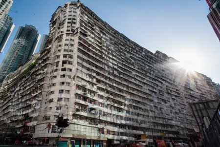 モンスターマンション(益昌大廈)(香港 鰂魚涌)/Monster Building (Yick Cheong Building) in Hong Kong Quarry Bay