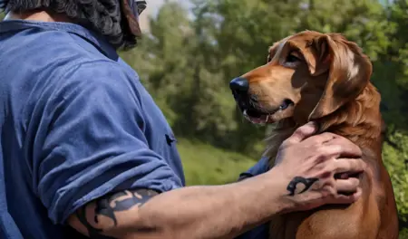 hugging_dog
