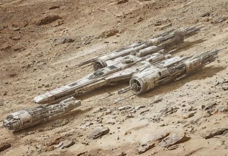 The world of Star Wars, absolutely nothing, pure white, detailed, , a post-apocalyptic world where technology is banned , hyper detailed, professional poster art, bold lines, award winning, trending on ArtStation , FastNegativeV2, ral-dissolve,white eyes