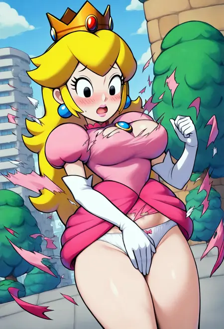 Princess Peach (from Mario and Luigi: Brothership) + Style [Pony+IL]