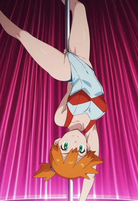 Pole Dancing Upside-Down