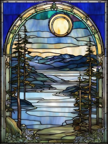 Louis Comfort Tiffany Style SD XL