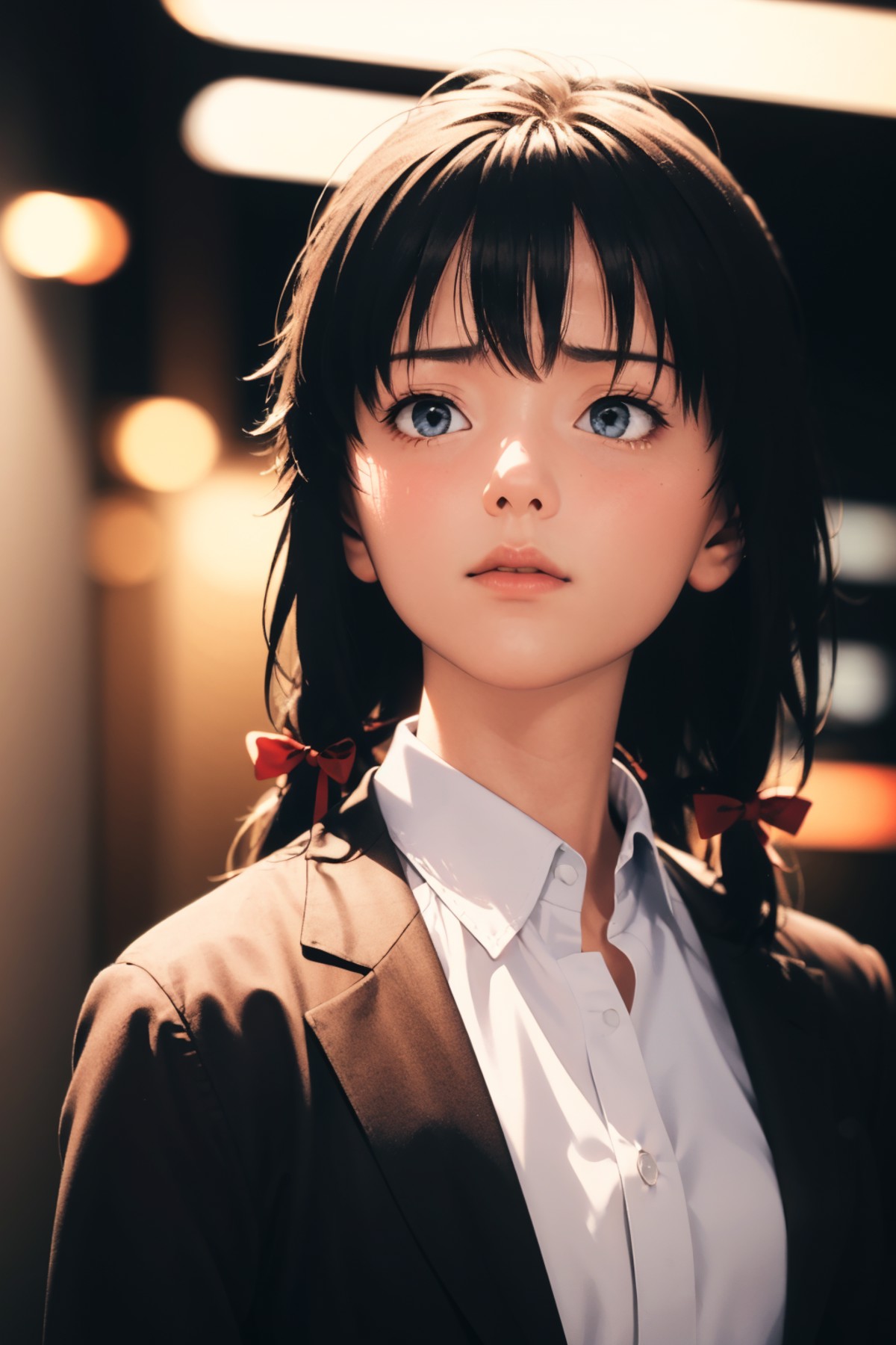 from above:1.3,,mksks style,academic classic portrait,3d,ultra_detailed,masterpiece,8k illustration,extremely detailed CG ...