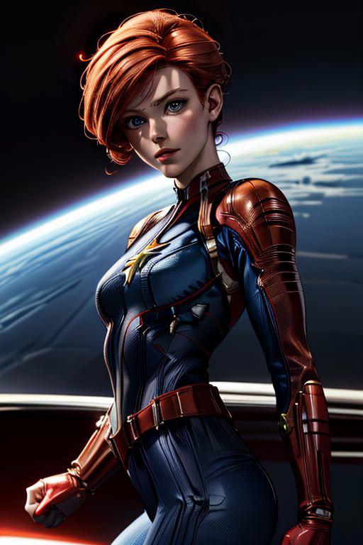 Captain Marvel (Marvel Comics) LoRA image by R4dW0lf