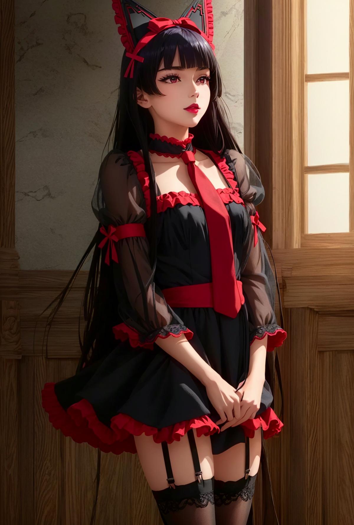 Rory Mercury (ロゥリィ・マーキュリー) - Gate: Thus the JSDF Fought There! (GATE（ゲート）自衛隊　彼の地にて、斯く戦えり) - REUPLOAD image by fansay