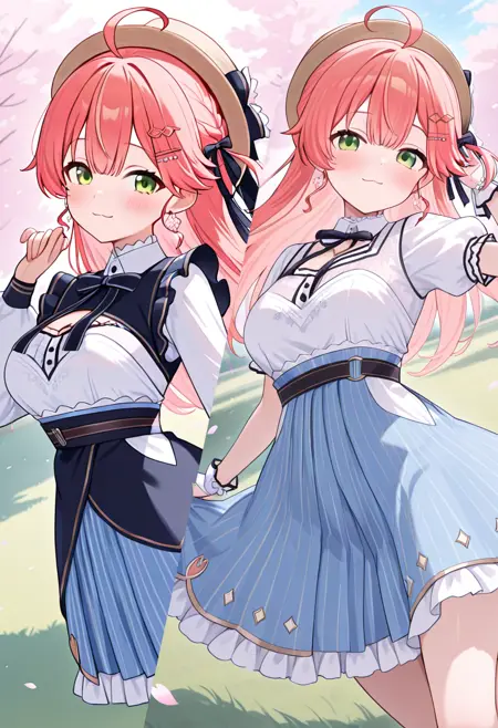 🌸Sakura Miko🌸2024 birthday outfit (Hololive)-Illustrious