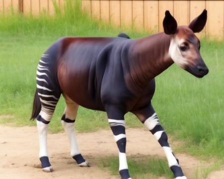 okapi forest giraffe zebra